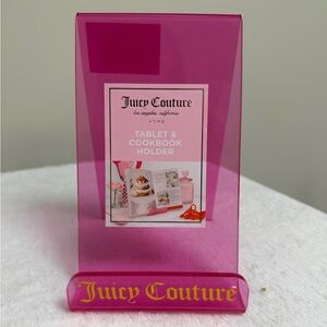 Juicy Couture Cookbook and Tablet Stand